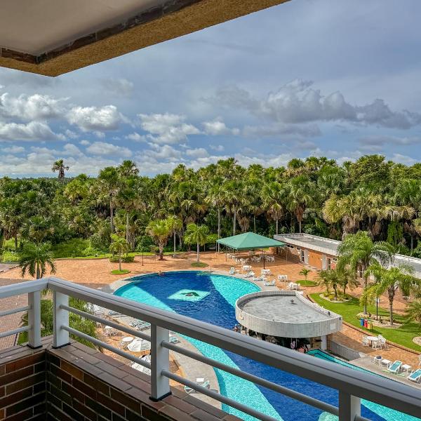 Apto vista piscina no melhor resort dos lençóis