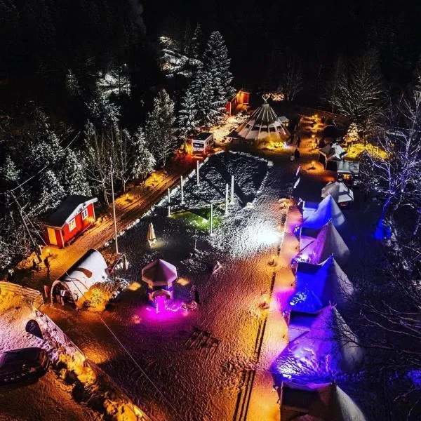 Fińska Wioska Kalevala, hotel v destinaci Borowice