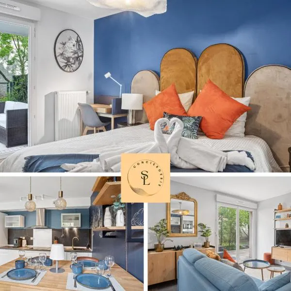 Retro-chic elegance with terrace near tramway - by ShaouchLyonnais, hotell sihtkohas Saint-Priest
