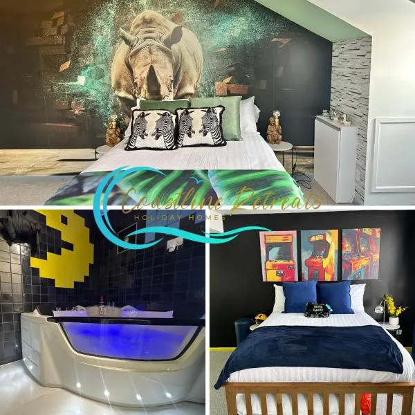 The Board Games Apartments - Brought to you by Coastline Retreats - Themed town centre apartments ALL WITH LUXURY 2 PERSON JACUZZI BATHS - 5 mins walk to the beach, Netflix, Superfast Wifi, hotel v destinaci Bournemouth