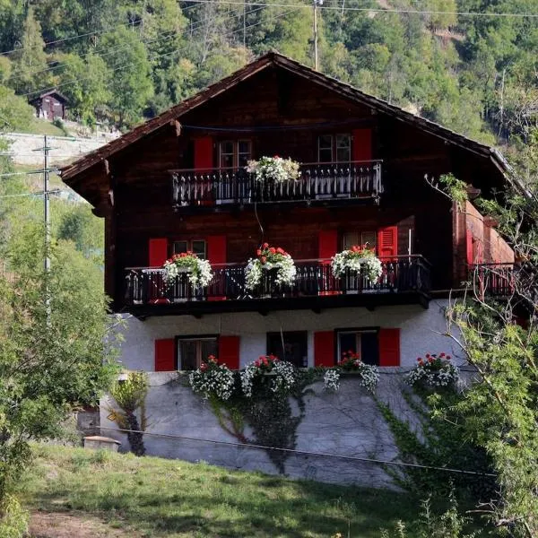 Chalet Chinegga, hotell sihtkohas Stalden