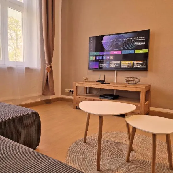 Viesnīca HappySide Stil & See I 3 Personen I Familienfreundlich I WLAN I Smart TV I PS4 pilsētā Markklēberga