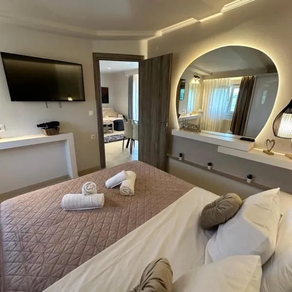 Luxury suite with Jacuzzi, hotel v destinácii Epanomí