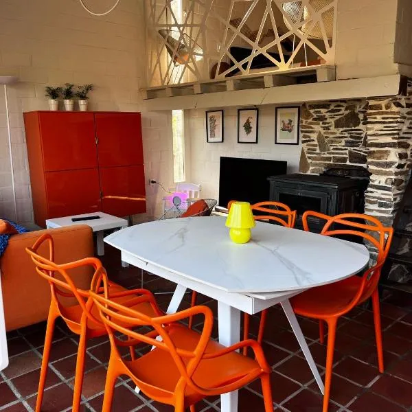 Waulsort में, होटल Chalet cosy - terrasse et détente, escapade nature au Bonsoy