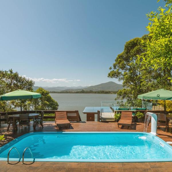 Recanto Lagoa - Casas Completas à Beira da Lagoa com Piscina Aquecida, Jacuzzi Privativa e Mesa de Sinuca e Ping-pong, etc - Foto 4