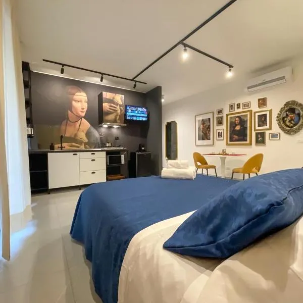 Da Vinci Metro Studio, hotell Roomas