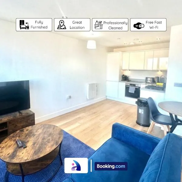 Modern Apartment By Avalora Short Lets & Serviced Accommodation Old Trafford With Free Parking, MCR Stadium - UA92, ξενοδοχείο στο Μάντσεστερ