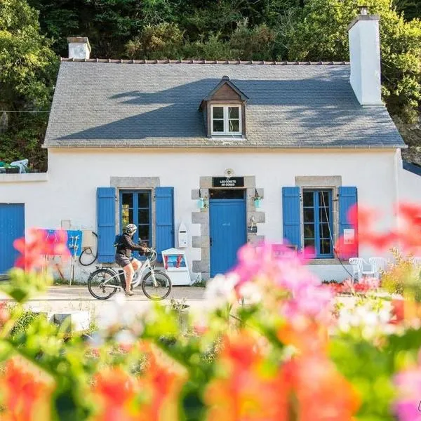 Chambre d'hôtes dans maison éclusière – hotel w mieście Hennebont