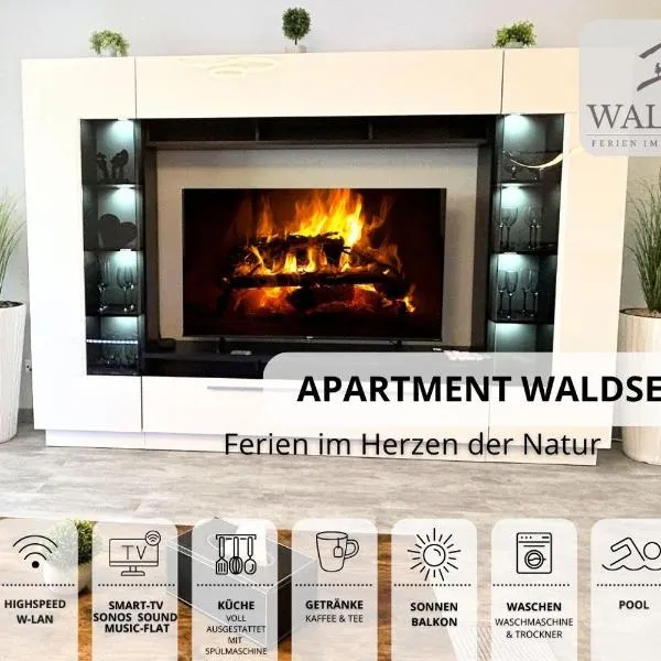 NEU Exklusives Apartment Waldseele mit Indoor-Pool, Sauna, top Lage und Ausblick in die Natur, Hunde willkommen, hotel in Schonach