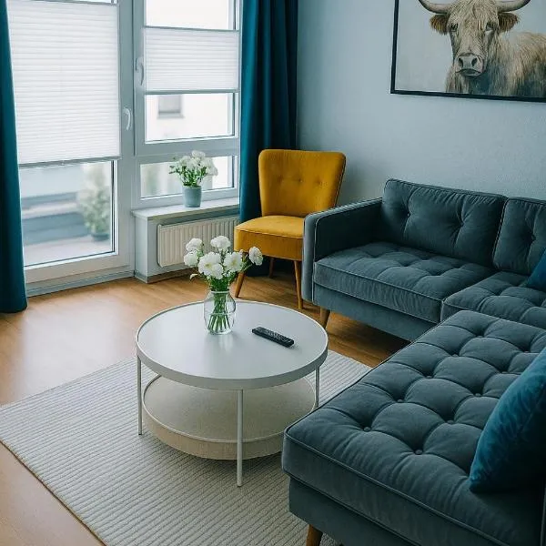 Moderne Ferienwohnung in Glauchau、グラウハウのホテル