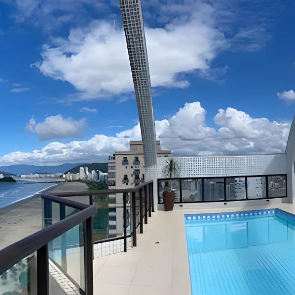 SHB - Melhor prédio de Santos! Vista para o mar!