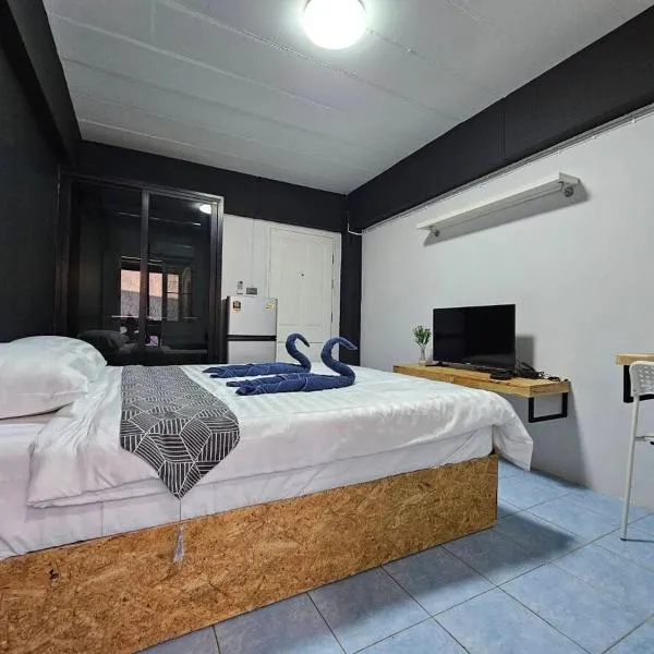 Irich Residence Theparak S209 BTS-Chang Erawan 2kms, hotel em Ban Khlong Hua Sakae
