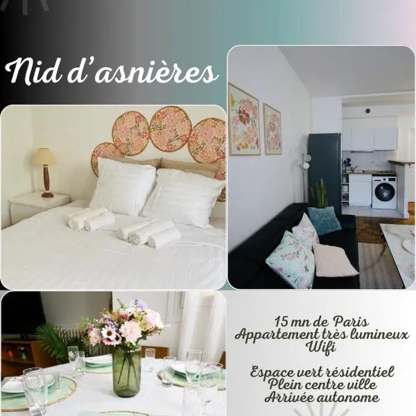 Nid Asnières escapade cosy aux portes de Paris, hotel di Asnières-sur-Seine