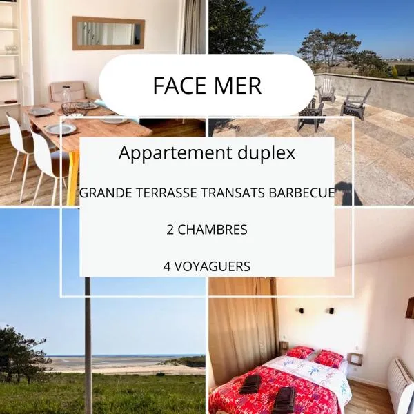 Duplex, terrasse, vue mer, 30m plage, hotel v destinaci Port-Bail-sur-Mer