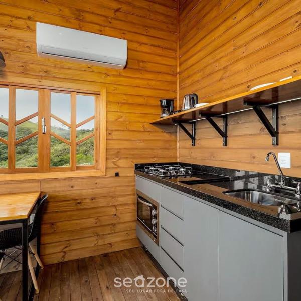 Linda cabana com jacuzzi na montanha VST013 - Foto 4