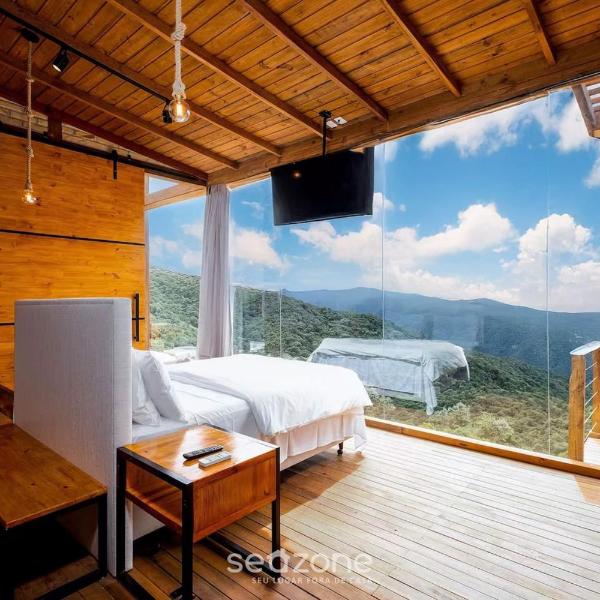 Linda cabana com jacuzzi na montanha VST013 - Foto 5
