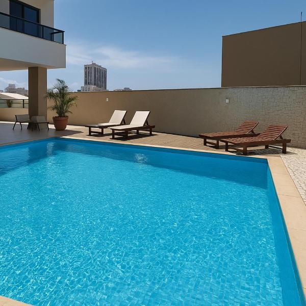 Flat Vista Mar com Piscina e Wi-Fi Rápido Rio Vermelho - Foto 4