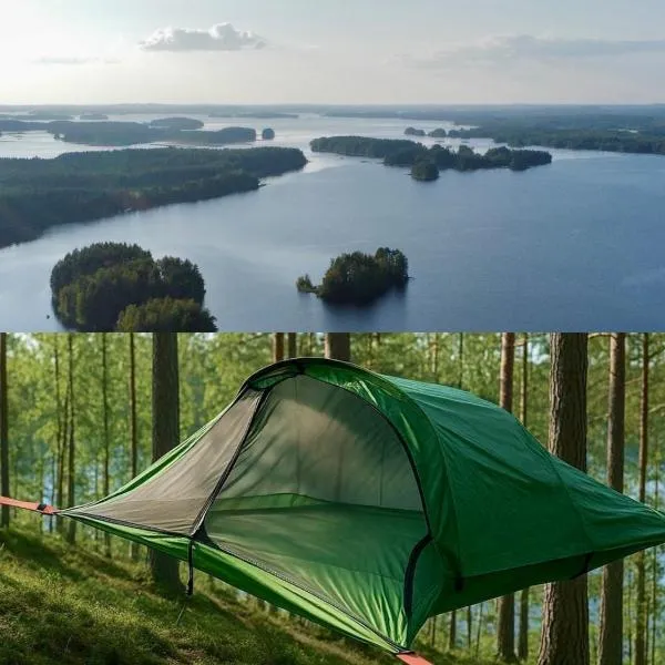 Alaska Tree Tents Linnansaari, hotel in Savonlinna