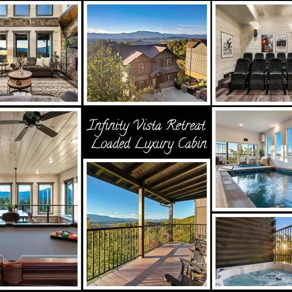Infinity Vista Retreat - 5BR, Smoky Mountain Views Pool, HotTub, Hotel in Sevierville