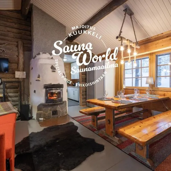 Kuukkeli Log Houses Aurora Cabin - Jaspis, hotel em Saariselka