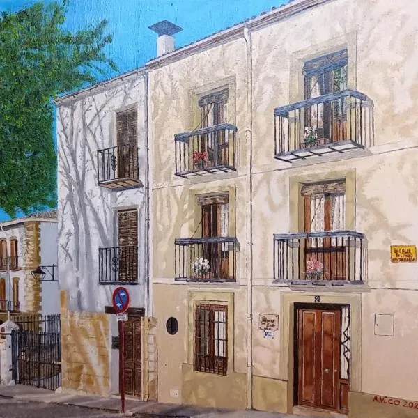 Balcones con Encanto - vistas al conjunto monumental Patrimonio de la Humanidad, hotel v destinaci Úbeda