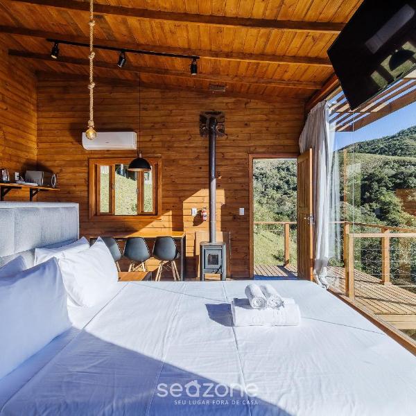 Cabana aconchegante c/ jacuzzi e lareira – VST019 - Foto 5