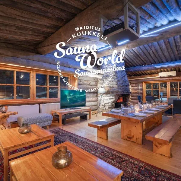 Kuukkeli Log Houses Aurora Resort, отель в Саариселькя