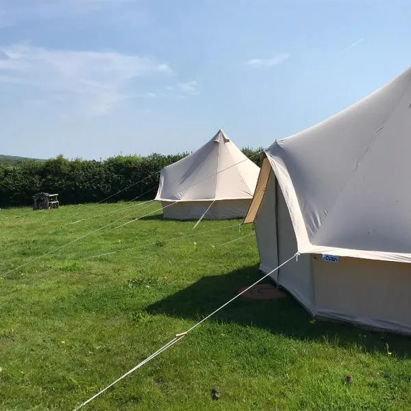 Ocean View Bell Tents, hotel v destinaci Boscastle