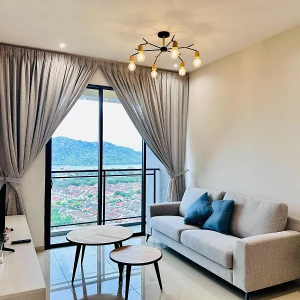 Iconic Regency 3BR Seaview Homestay with Rooftop Pool, hotel v destinaci Bayan Lepas
