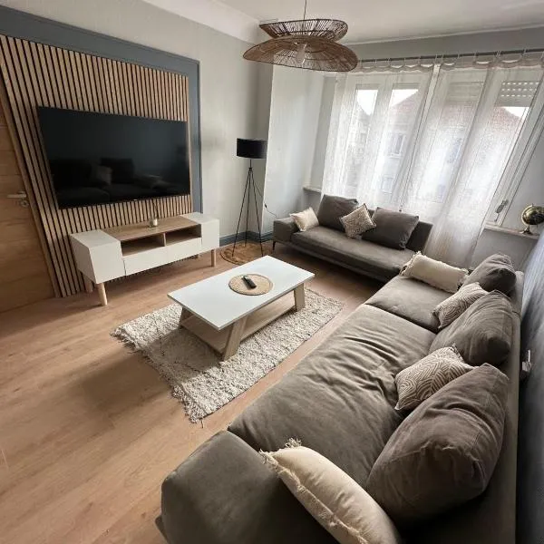 Bel appartement F4 6 a 7 personnes, hotel in Lutterbach