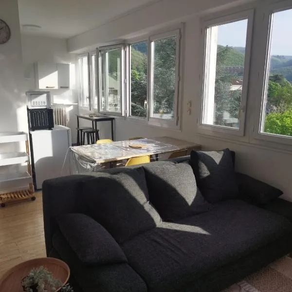 Coucher de soleil, gros matelas, parking, 2 lits, lave-linge, wifi, netflix, hotel v destinácii Mazamet