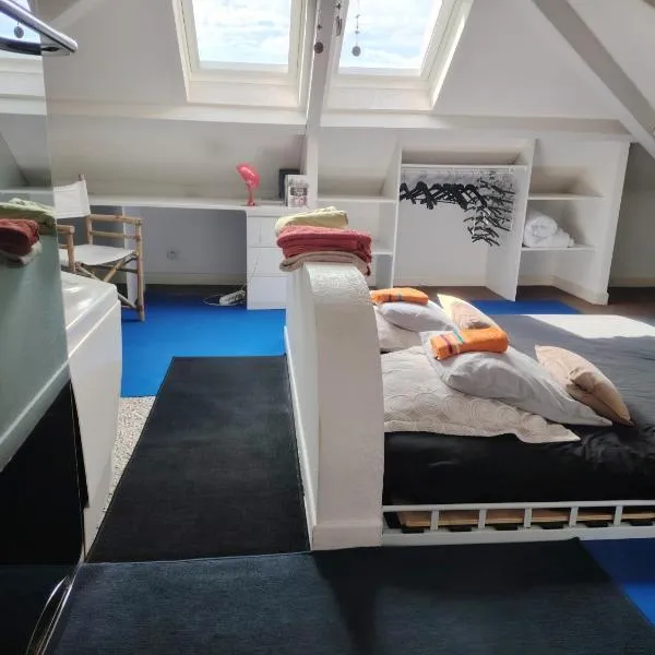 Chambre Suite Zen Baignoire sous les toits, hotel v destinaci Bénesse-Maremne