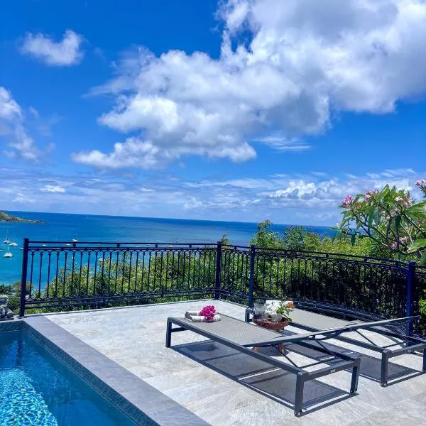 Ti Bay - Vue Mer spectaculaire & Piscine à débordement, hotel in Grand Case