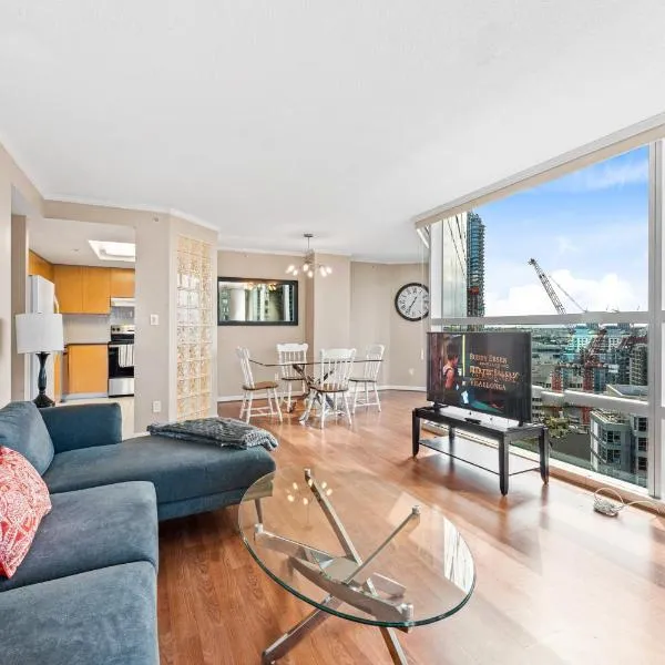 Awesome 2 Bedroom Apartment in Downtown Vancouver, hotel v destinaci Vancouver