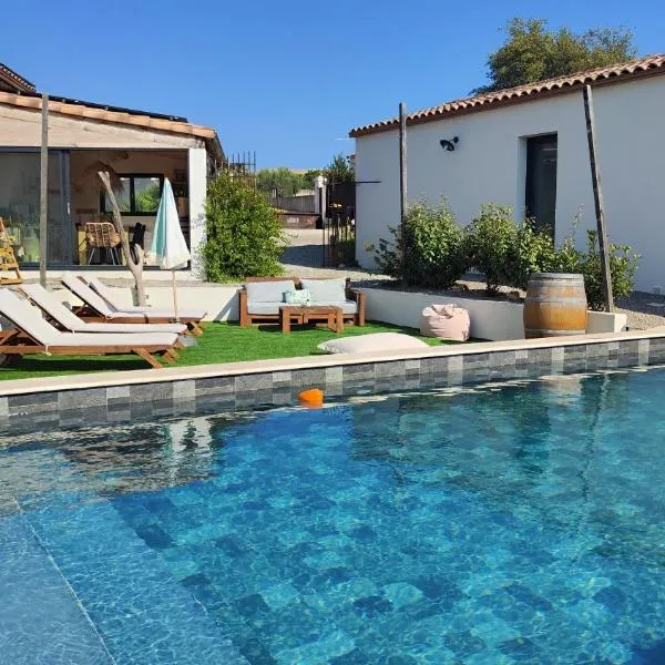 Chambres d hôtes Villa VENERIS – hotel w mieście Vendres