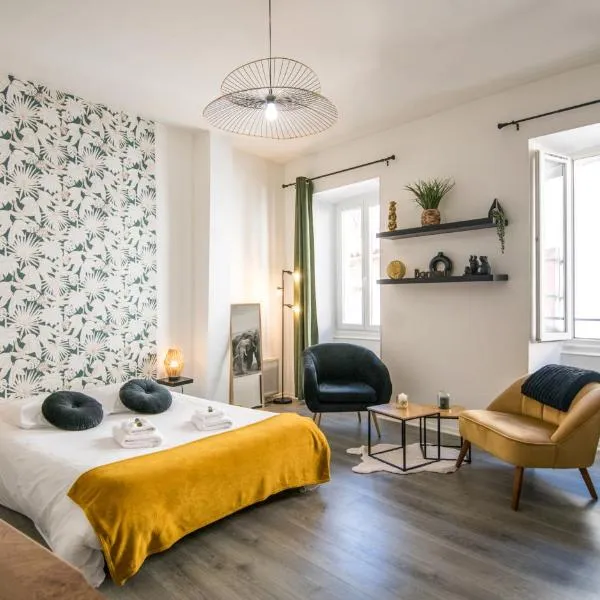 Cap jungle 2pers Centre-ville fibre, viešbutis mieste Mijo