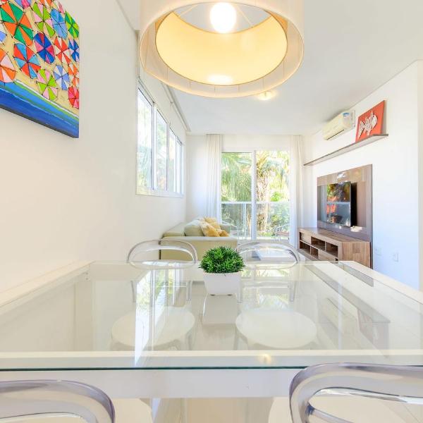 Apê decorado em Jurerê, perto da praia VJ8376 - Foto 4