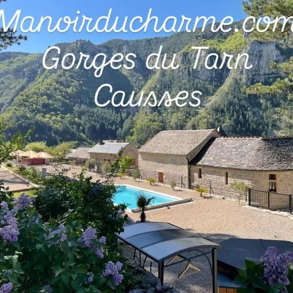 Manoir du Charme dans les Gorges du Tarn LOZERE – hotel w mieście Quézac