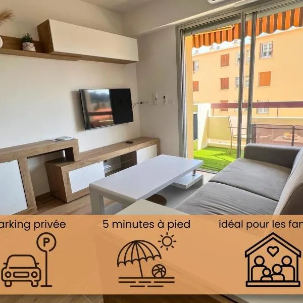 Studio Kialeo près de la plage avec parking – hotel w mieście Roquebrune-Cap-Martin