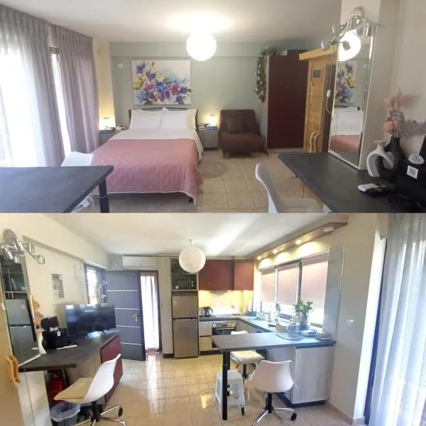 Lavrio Center - Nataly's Studio - with internal Sauna, hotel v destinaci Lávrion