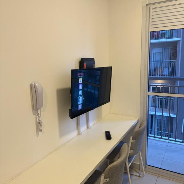 Flat Moderno ao lado do Vibra São Paulo e Tokio Marine Hall Wi-Fi, Academia e Vista -1802 B - Foto 5