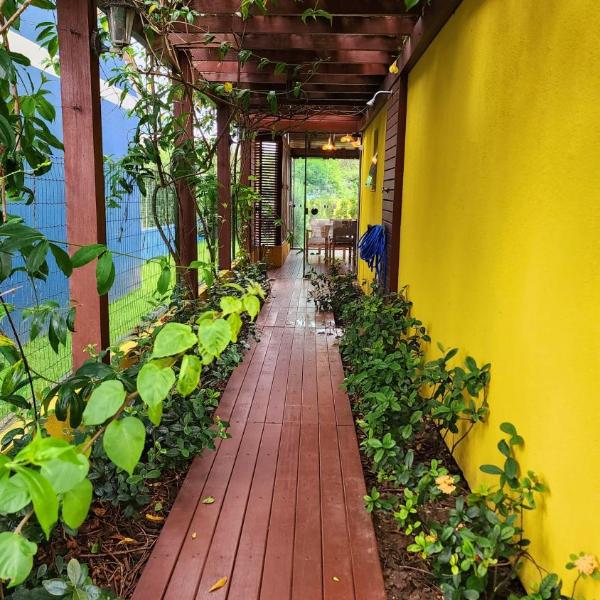 Yellow House - color of the sun on the Mozambican beach