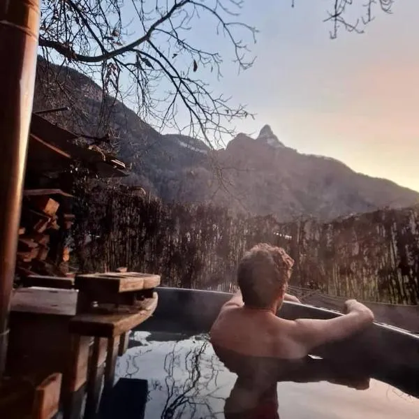 Mazot étoilé toit ouvrant, hotel in La Balme-de-Thuy