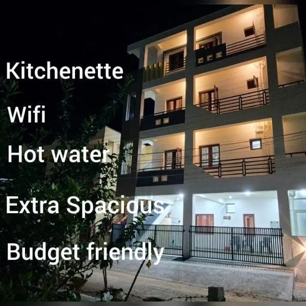 Chiraanya Service Apartment, hotel v destinaci Chikmagalūr