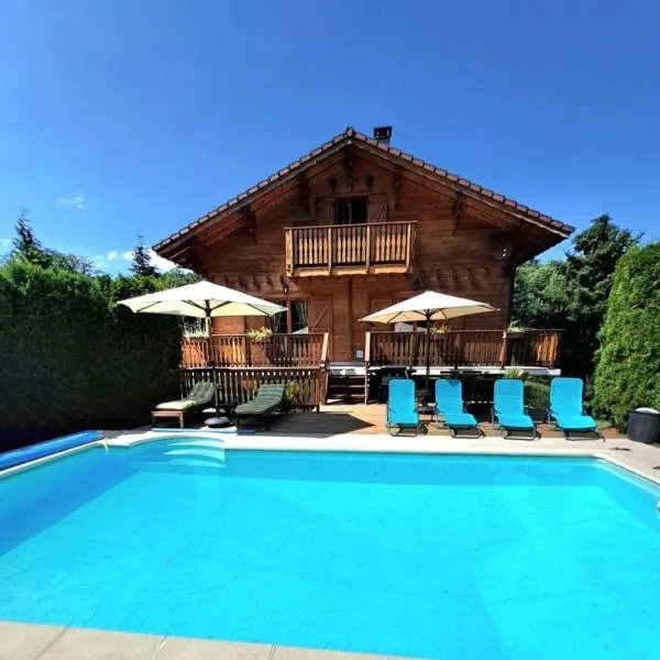 gîte avec spa, sauna et piscine, hotel en Le Thillot