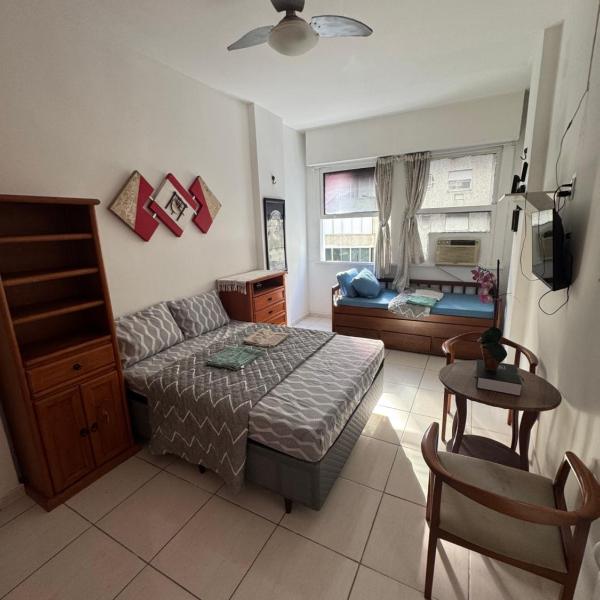 Apartamento Esquina da Praia, 2 minutos da Praia de Copacabana Posto 02