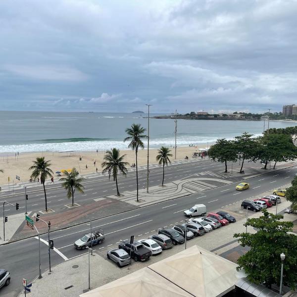 Apartamento com vista para o mar em Copacabana, 2 minutos da praia