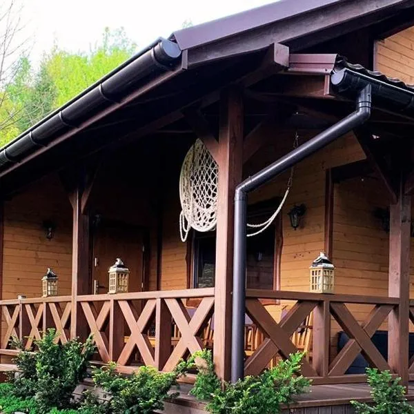 Domek Letniskowy Zielone Tarasy z Sauną i Jacuzzi, hotel in Korczyna