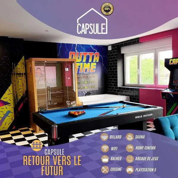 Capsule retour vers le futur, hotel v destinácii Maubeuge