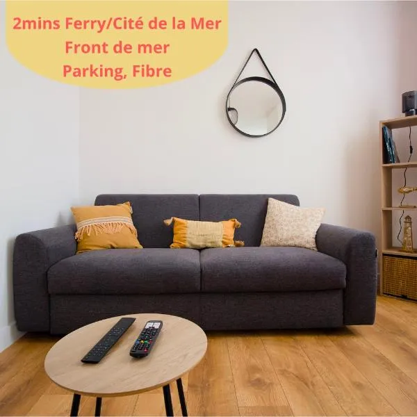 L'Atelier maritime, Studio 2min Ferry & La Cité de la Mer, Cherbourg, Intendance Luxury Host, khách sạn ở Cherbourg en Cotentin